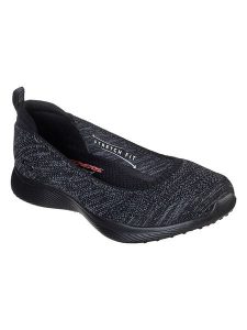 Skechers Baleriny "Microburst 2.0" w kolorze granatowym rozmiar: 41. Niebieskie balerinki Skechers, bez wzorów, bez obcasa, bez zapięcia. Za 82,83 zł.