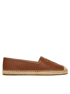 LAUREN RALPH LAUREN Espadryle Cameryn 802P04415003 Brązowy. Brązowe espadryle Lauren Ralph Lauren, bez wzorów, ze skóry, bez obcasa. Za 619,99 zł.