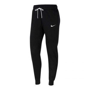 Spodnie Do Biegania Park 20 Fleece Dla Kobiet. Czarne spodnie sportowe Nike, bez wzorów, do biegania. Za 230,99 zł.