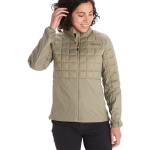Kurtka hybrydowa damska Marmot Echo Featherless Hybrid. Zielone kurtki Marmot, xs, bez wzorów, bez kaptura. Za 389,99 zł.