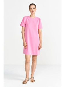 Rich & Royal Sukienka w kolorze jasnoróżowym rozmiar: XL. Różowe sukienki Rich & Royal, xl, bez wzorów, bez kołnierzyka, bez ramiączek, mini. Za 231,68 zł.