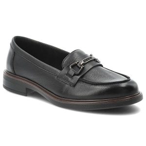 Mokasyny damskie Vinceza, skóra naturalna wsuwany fason klasyczne loafersy metalowa ozdoba niski stabilny obcas solidna podeszwa, czarne, 39983. Czarne półbuty VINCEZA, z aplikacjami, ze skóry, bez obcasa, na obcasie, bez zapięcia. Za 159,00 zł.