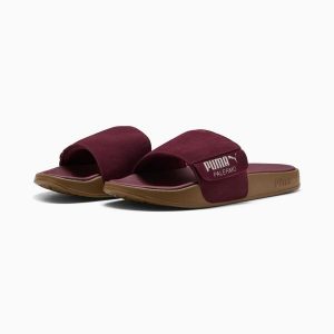 Puma Klapki Leadcat 2.0 Palermo 39904108. Czerwone klapki Puma, bez wzorów, z materiału, bez obcasa. Za 142,79 zł.