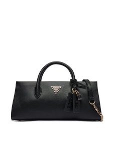 Guess Torebka Noelle II HWZG96 72040 Czarny. Czarne torebki klasyczne Guess, z aplikacjami, ze skóry, bez dodatków. Za 699,99 zł.