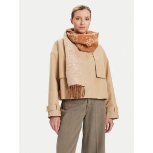 Szalik Guess. Brązowe szaliki Guess, z aplikacjami. Za 239,99 zł.