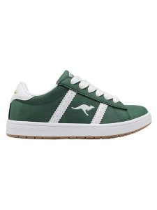 Kangaroos Sneakersy "K-CA Miles FL" w kolorze zielono-białym rozmiar: 38. Białe trampki KangaROOS, bez wzorów, bez zapięcia. Za 106,38 zł.