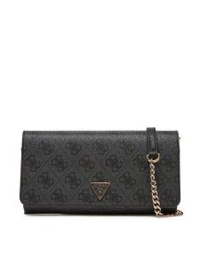 Guess Torebka Noelle II Mini HWBG96 72750 Szary. Szare torebki wieczorowe Guess, z aplikacjami, ze skóry, bez dodatków. Za 319,99 zł.