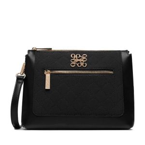 Torebka Nine West. Czarne listonoszki Nine West, bez wzorów, bez dodatków. Za 249,99 zł.