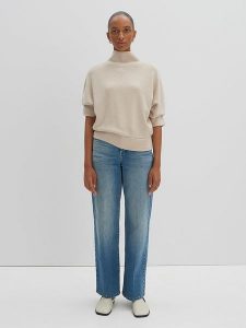 Someday Sweter "Uticia" w kolorze beżowym rozmiar: 42. Brązowe golfy someday., bez wzorów. Za 131,74 zł.