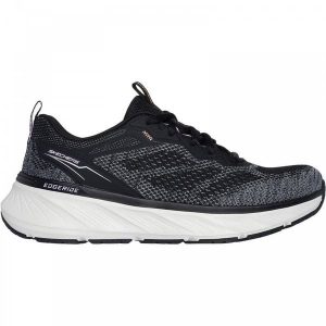 Buty damskie SKECHERS Edgeride Power Flow. Czarne buty sportowe Skechers, bez wzorów, bez zapięcia. Za 269,99 zł.