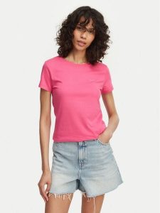 BOSS T-Shirt C Esogo 1 50506973 Różowy Regular Fit. Czerwone t-shirty Boss, xs, bez wzorów, z bawełny, bez kołnierzyka, bez ramiączek. Za 229,99 zł.