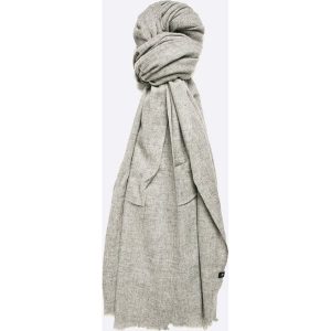 Marc O'Polo - Szal. Szare szaliki marki Marc O'Polo, z poliamidu. W wyprzedaży za 179,90 zł.