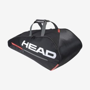 Torba tenisowa Head Tour Supercombi 9R 2024. Czarne torby podróżne i sportowe Head, bez wzorów, duże. Za 299,99 zł.