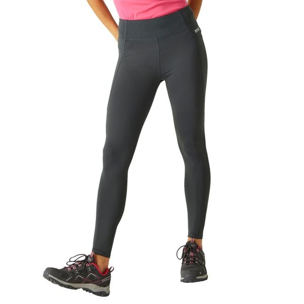 Legginsy Kompresyjne Damskie Holeen Pro. Szare legginsy Regatta, bez wzorów, z dzianiny. Za 248,99 zł.