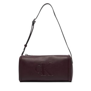 Torebka Calvin Klein. Brązowe torebki klasyczne Calvin Klein, bez wzorów, bez dodatków. Za 369,99 zł.
