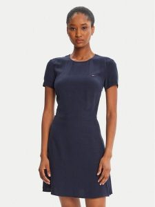 Tommy Jeans Sukienka codzienna DW0DW21120 Granatowy Regular Fit. Niebieskie kombinezony Tommy Jeans, xl, bez wzorów, z jeansu, bez kołnierzyka, bez ramiączek. Za 259,99 zł.