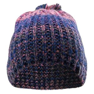 Czapka Damska Ombre Hilma. Czerwone czapki Hi-tec, bez wzorów, z dzianiny. Za 45,99 zł.