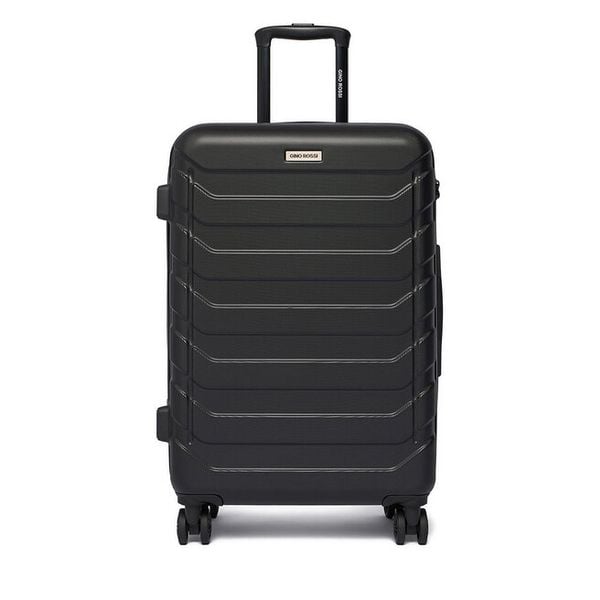 Walizka średnia GINO ROSSI. Czarne walizki Gino Rossi, bez wzorów, średnie. Za 279,99 zł.