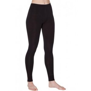 Legginsy termoaktywne turystyczne damskie Thermowave WARM Merino. Czarne legginsy THERMOWAVE, bez wzorów, z dzianiny. Za 397,95 zł.