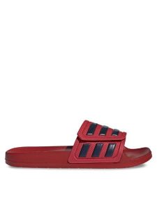 Adidas Klapki Adilette TND Slides GX9707 Czerwony. Czerwone kalosze ADIDAS, bez wzorów, z tworzywa sztucznego. Za 119,99 zł.