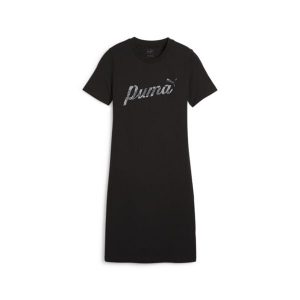 Sukienka damskie Puma Ess Blossom Graphic Dress. Czarne sukienki Puma, s, bez wzorów, z bawełny, sportowe, bez kołnierzyka, bez ramiączek, sportowe. Za 190,00 zł.