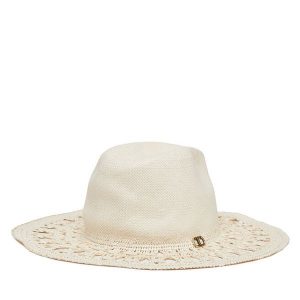 Kapelusz TWINSET. Białe kapelusze Twinset, bez wzorów. Za 279,99 zł.