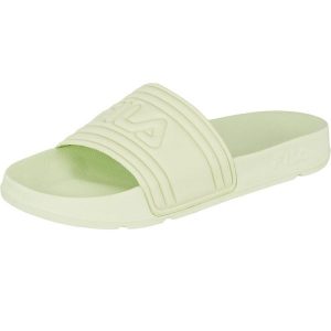Klapki basenowe damskie Fila Morro Bay sportowe. Zielone klapki Fila, bez wzorów, bez obcasa. Za 114,00 zł.