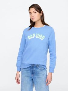 GAP Bluza w kolorze błękitnym rozmiar: M. Niebieskie bluzy GAP, m, bez wzorów, bez kaptura. Za 96,60 zł.