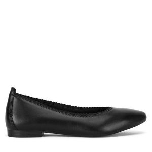 Baleriny Lasocki. Czarne balerinki Lasocki, bez wzorów, bez obcasa, bez zapięcia. Za 149,99 zł.