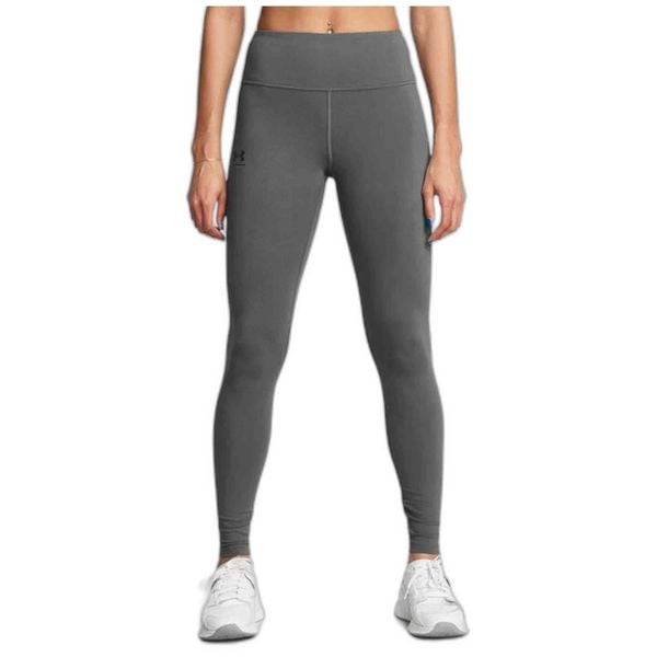 Legginsy fitness damskie do jogi i pilatesu Under Armour Rival. Szare legginsy Under Armour, bez wzorów. W wyprzedaży za 109,99 zł.