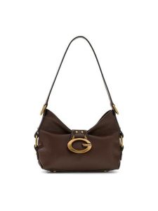 Guess Torebka 181918 Brązowy. Brązowe listonoszki Guess, z aplikacjami, bez dodatków. Za 584,99 zł.