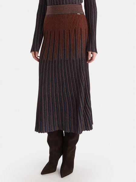 Fracomina Spódnica midi FS25WG4002K558Q7 Kolorowy Regular Fit. Spódnice Fracomina, s, bez wzorów, z syntetyku, midi. Za 282,99 zł.