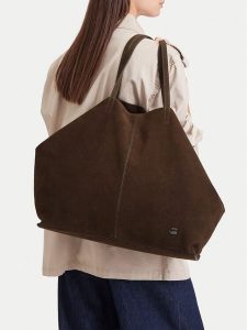 G-Star Torebka EO-LDA845A Beżowy ciemny. Brązowe shopper bag G-Star, bez wzorów, bez dodatków. Za 499,99 zł.