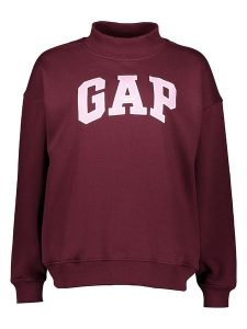 GAP Bluza w kolorze bordowym rozmiar: L/XL. Czerwone bluzy GAP, l, bez wzorów, bez kaptura. Za 224,95 zł.