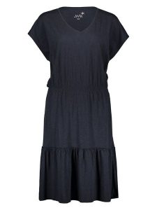 Juvia Sukienka w kolorze granatowym rozmiar: XXS. Niebieskie sukienki Juvia, xxs, bez wzorów, bez kołnierzyka, bez ramiączek, midi. Za 159,95 zł.
