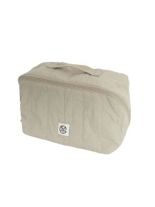MOSS COPENHAGEN Kosmetyczka w kolorze beżowym - 24 x 15 x 13 cm rozmiar: onesize. Brązowe kosmetyczki Moss Copenhagen, bez wzorów, z materiału. Za 136,13 zł.