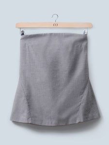 LeGer Top "Jale" w kolorze szarym rozmiar: 36. Szare topy LeGer, bez wzorów, z lyocellu, bez kołnierzyka, bez ramiączek. Za 161,73 zł.