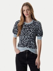 JOOP! Sweter Kaston 30100662 Niebieski Regular Fit. Niebieskie swetry klasyczne JOOP!, z syntetyku, bez kołnierzyka. Za 493,99 zł.