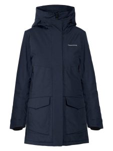 Didriksons Parka "Frida" w kolorze granatowym rozmiar: 34. Niebieskie płaszcze Didriksons, bez wzorów, bez kaptura. Za 457,95 zł.