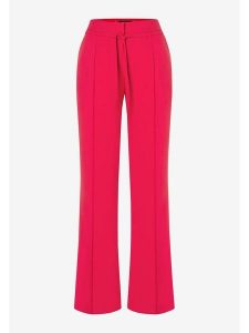 More & More Spodnie w kolorze różowym rozmiar: 44. Różowe spodnie z wysokim stanem More & More, bez wzorów, z materiału, z podwyższonym stanem. Za 97,95 zł.