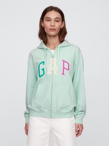 GAP Bluza w kolorze zielonym rozmiar: XL. Zielone bluzy GAP, xl, bez wzorów, bez kaptura. Za 122,96 zł.