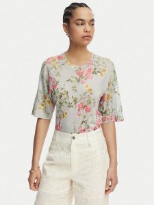 Liu Jo Sweter WA6422 MA71N Niebieski Regular Fit. Niebieskie swetry klasyczne Liu Jo, xl, z wiskozy, bez kołnierzyka. Za 379,99 zł.