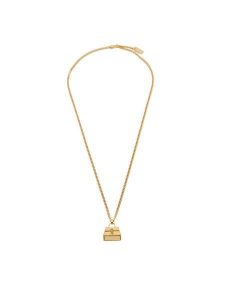 Marc Jacobs Naszyjnik The St. Marc Cuban-Link Chain Necklace 2F3JNC001J37 Złoty. Żółte naszyjniki Marc Jacobs, metalowe. Za 499,99 zł.