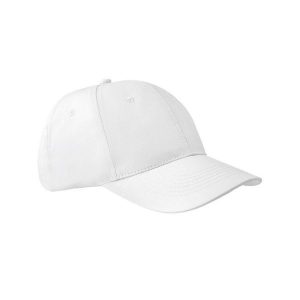 Czapka Z Daszkiem Apollo 6 Panel. Białe czapki SOL'S, bez wzorów. Za 23,99 zł.