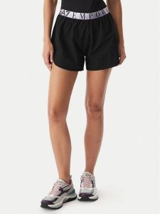 EA7 Emporio Armani Szorty sportowe 7W000931 AF15724 UC001 Czarny Regular Fit. Czarne spodenki sportowe EA7 Emporio Armani, xs, bez wzorów, z syntetyku. Za 287,99 zł.