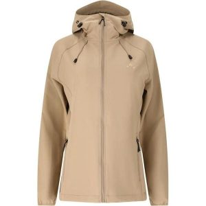 Damska wiatrówka Whistler Kodie Stretch. Brązowe kurtki WHISTLER, bez wzorów, bez kaptura. Za 343,00 zł.