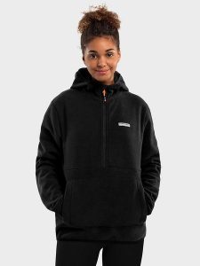 Siroko Bluza polarowa "Avoriaz" w kolorze czarnym rozmiar: XXL. Czarne bluzy SIROKO, xxl, bez wzorów, z polaru, bez kaptura. Za 144,58 zł.