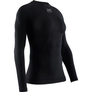 Koszulka damska X-Bionic Merino LG. Czarne koszule nocne XBIONIC, bez wzorów, bez ramiączek. W wyprzedaży za 789,00 zł.