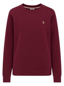 U.S. Polo Assn. Bluza w kolorze bordowym rozmiar: L. Czerwone bluzy U.S. Polo Assn., l, bez wzorów, bez kaptura. Za 126,15 zł.