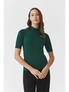 TATUUM Sweter w kolorze ciemnozielonym rozmiar: M. Zielone swetry oversize Tatuum, m, bez wzorów, bez ramiączek. Za 139,87 zł.